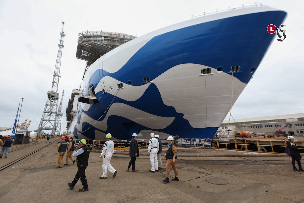 Immagine per Fincantieri vara Star Princess, ora sfida per navi ancora più grandi a Monfalcone