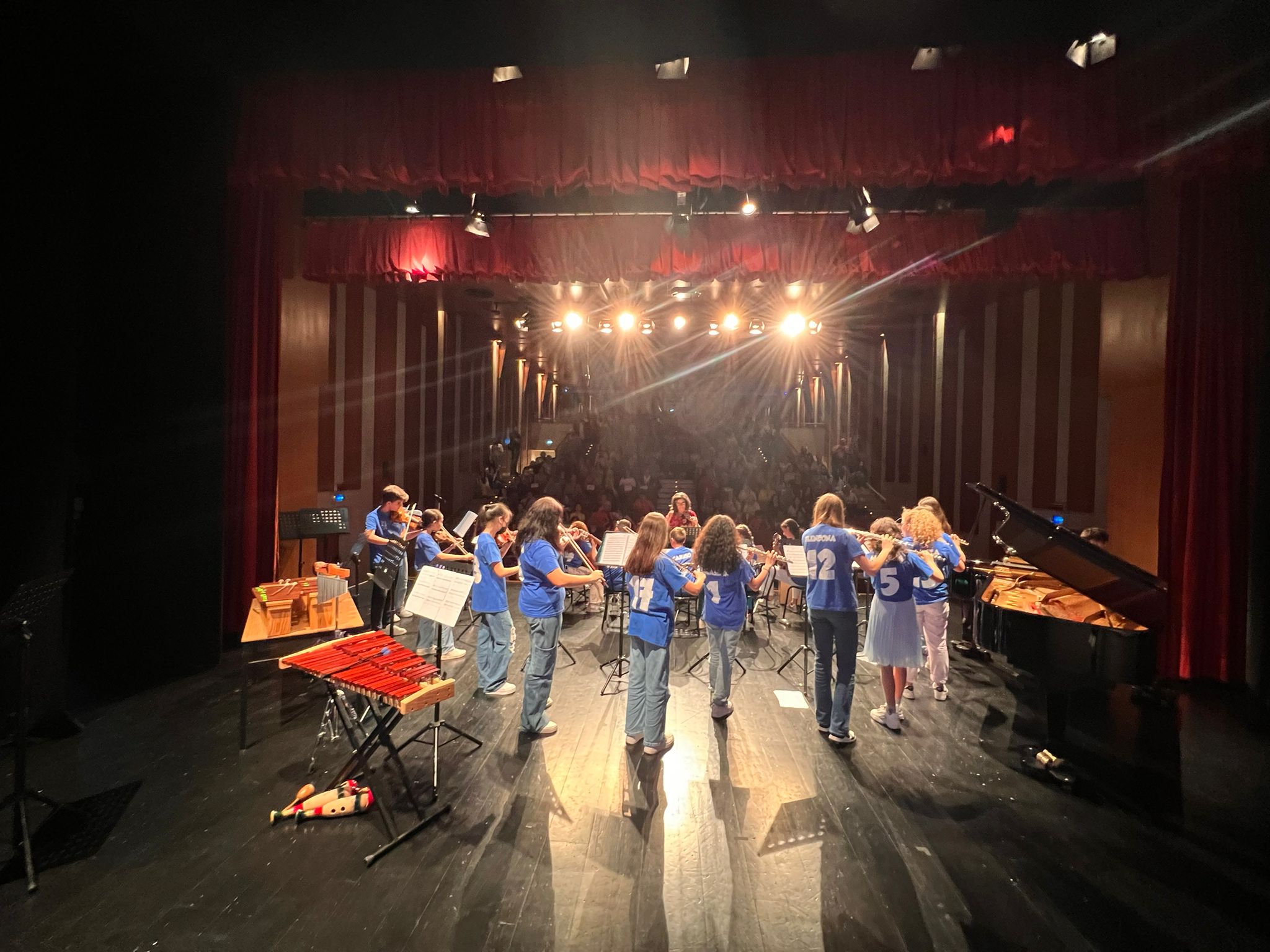 Immagine per Prof e studenti della Locchi suonano sul palco, il ricordo del piccolo Stefano