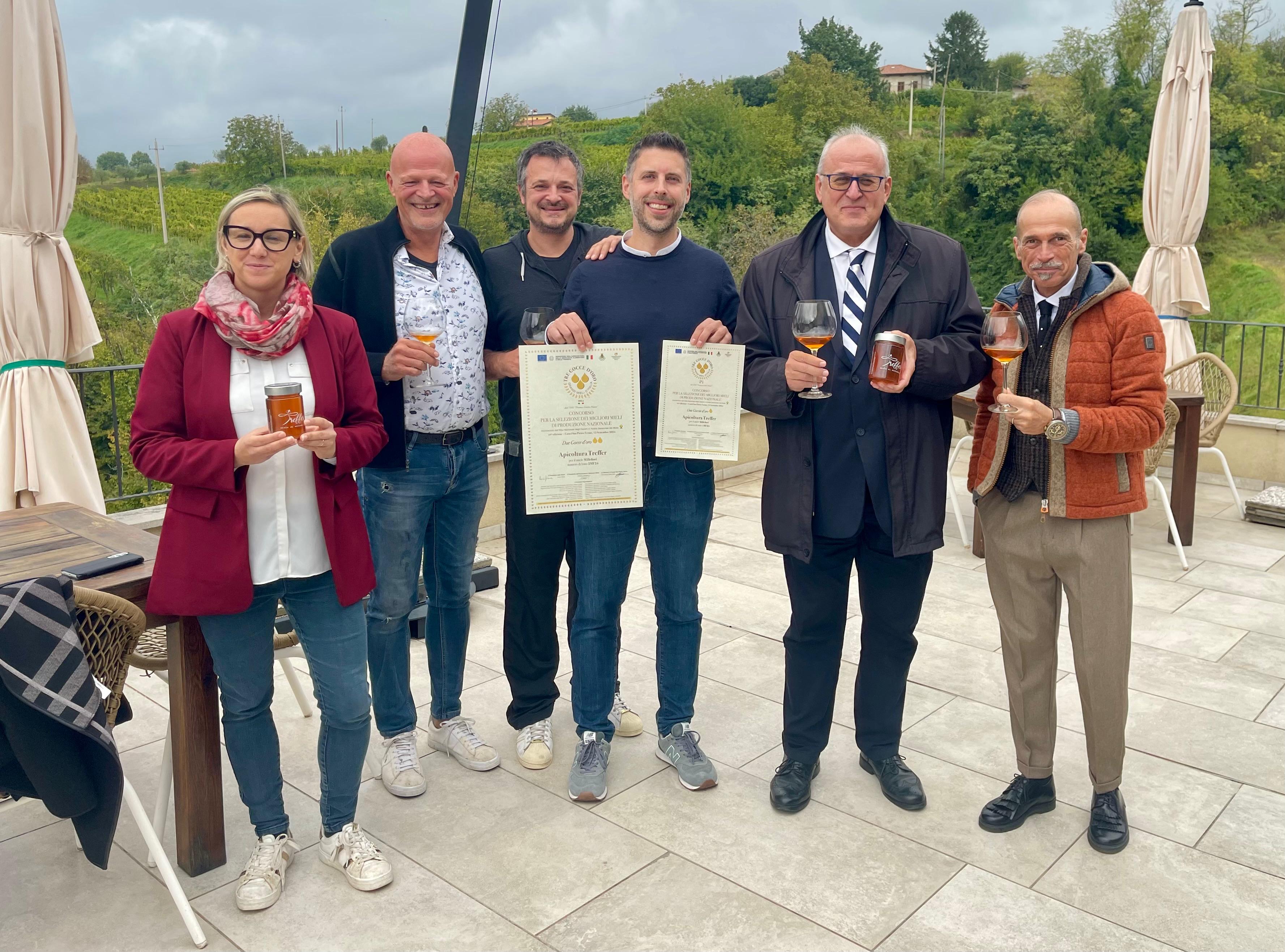 Immagine per Il miele dell'apicoltura Treffer porta a Gorizia tre riconoscimenti di prestigio nazionale