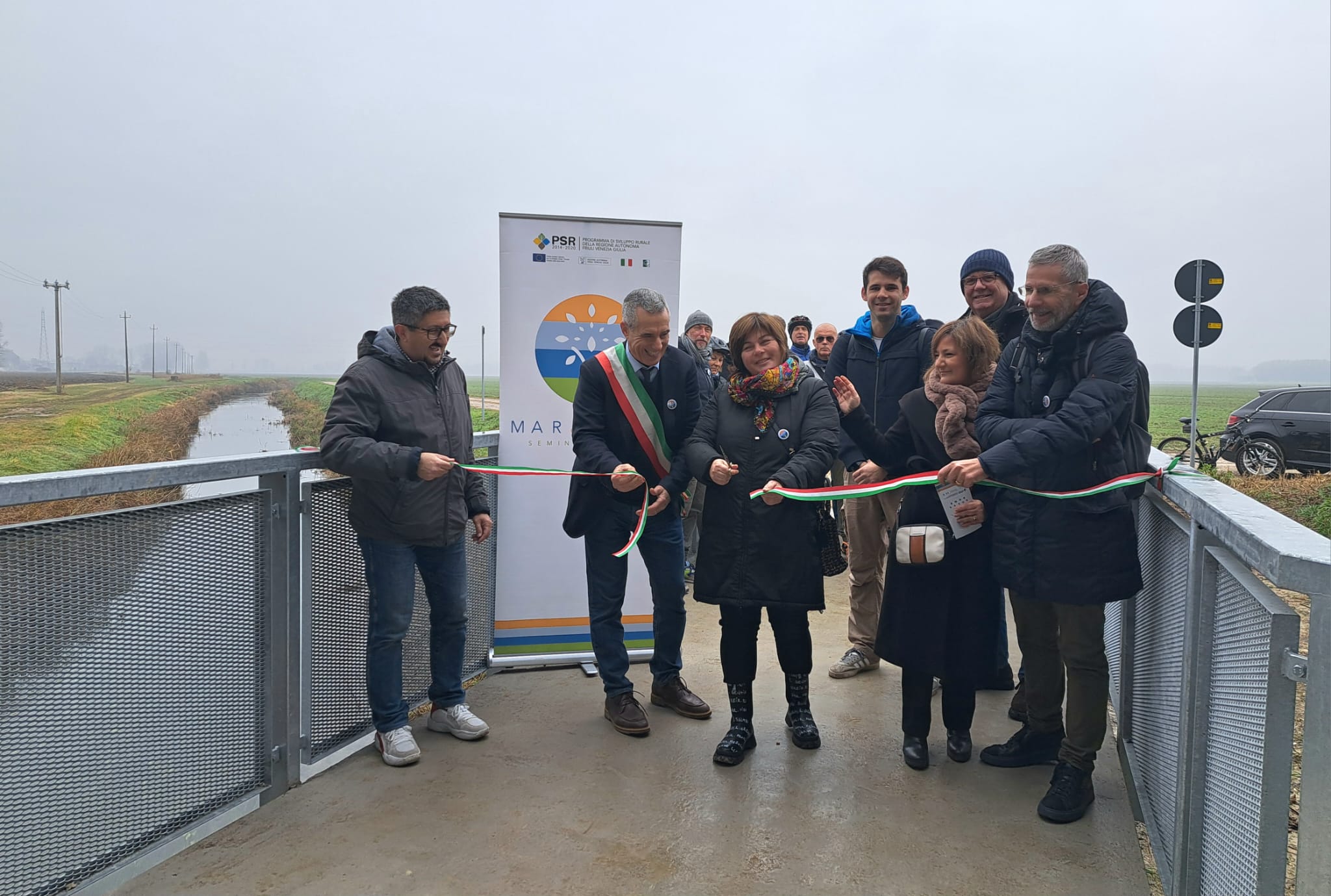 Staranzano, inaugurato il secondo tratto ciclabile ‘Mar e Tiaris’