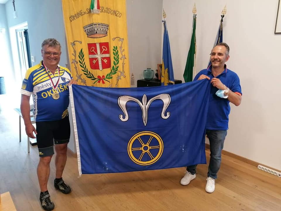 Immagine per Dalla Repubblica Ceca a San Pier d'Isonzo in bici per suggellare il gemellaggio tra i due paesi