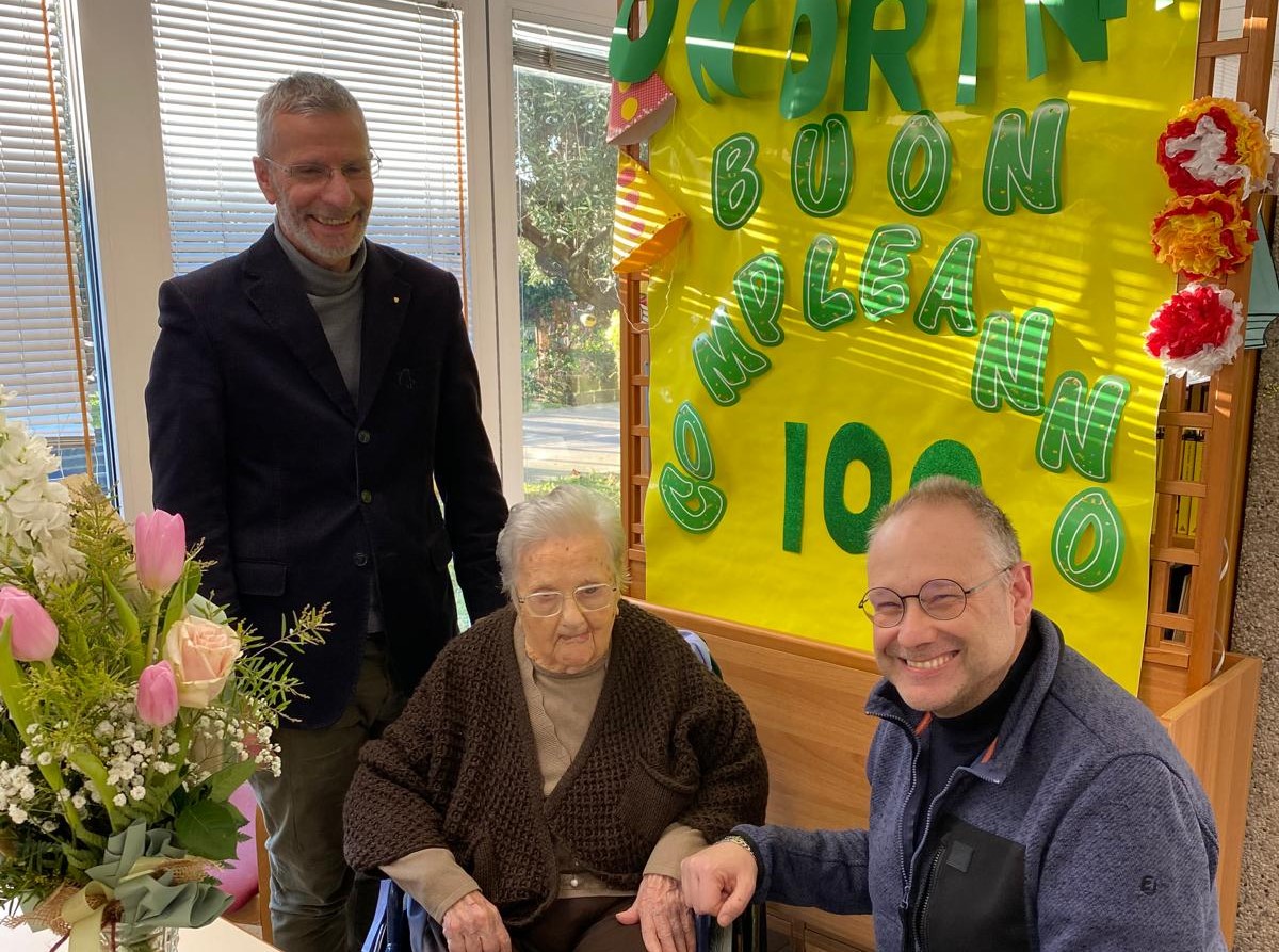 Onorina Grigolon spegne 100 candeline, la festa a Grado