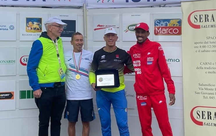 Immagine per Marco Visintini campione a Verona, l'ironman di Cormons corre verso i Mondiali 