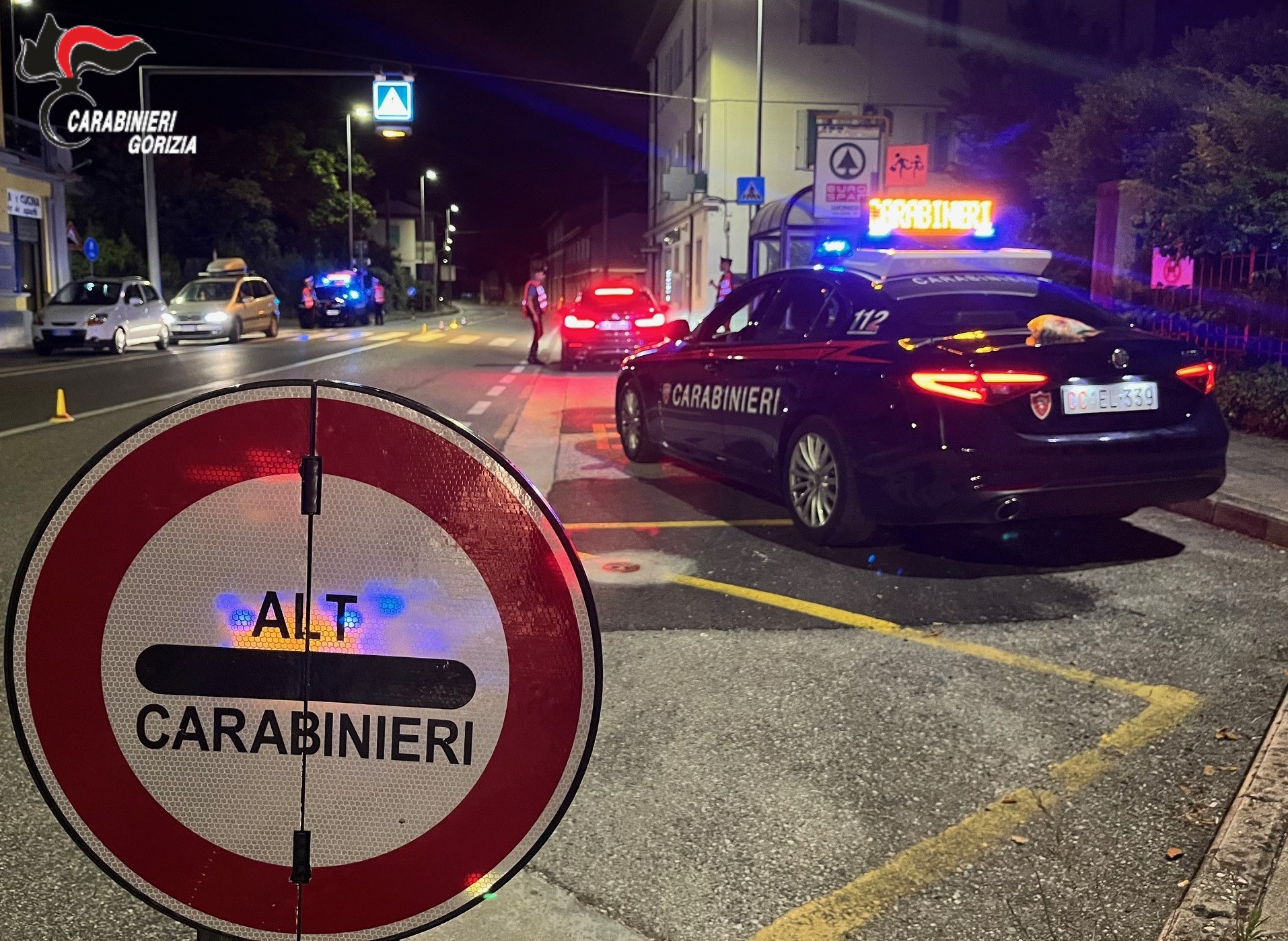 Immagine per Controlli dei carabinieri fuori dal Mossa by night, tre patenti ritirate per alcol
