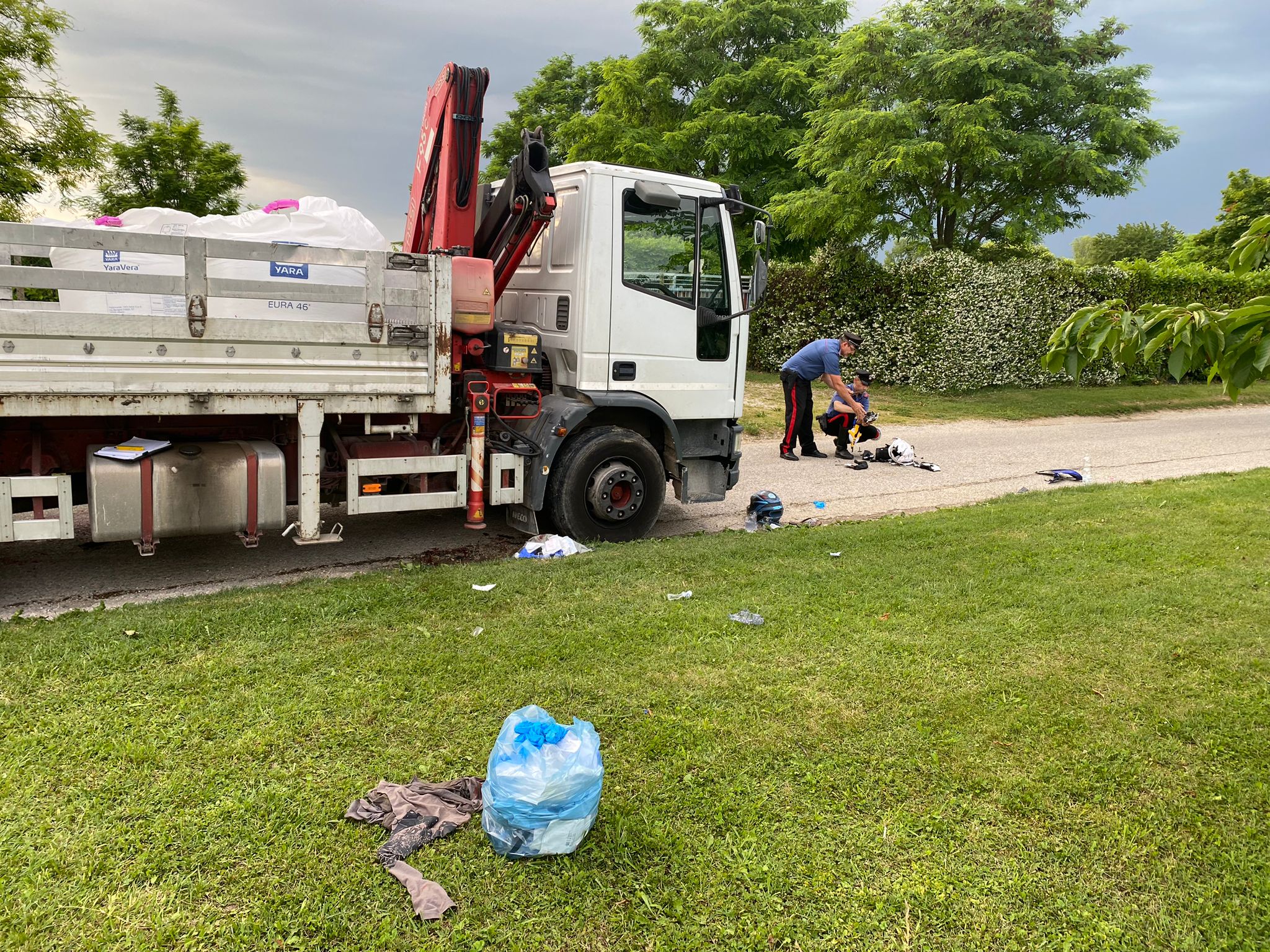 Immagine per Scontro scooter-camion a San Canzian d'Isonzo, gravi due ragazzi