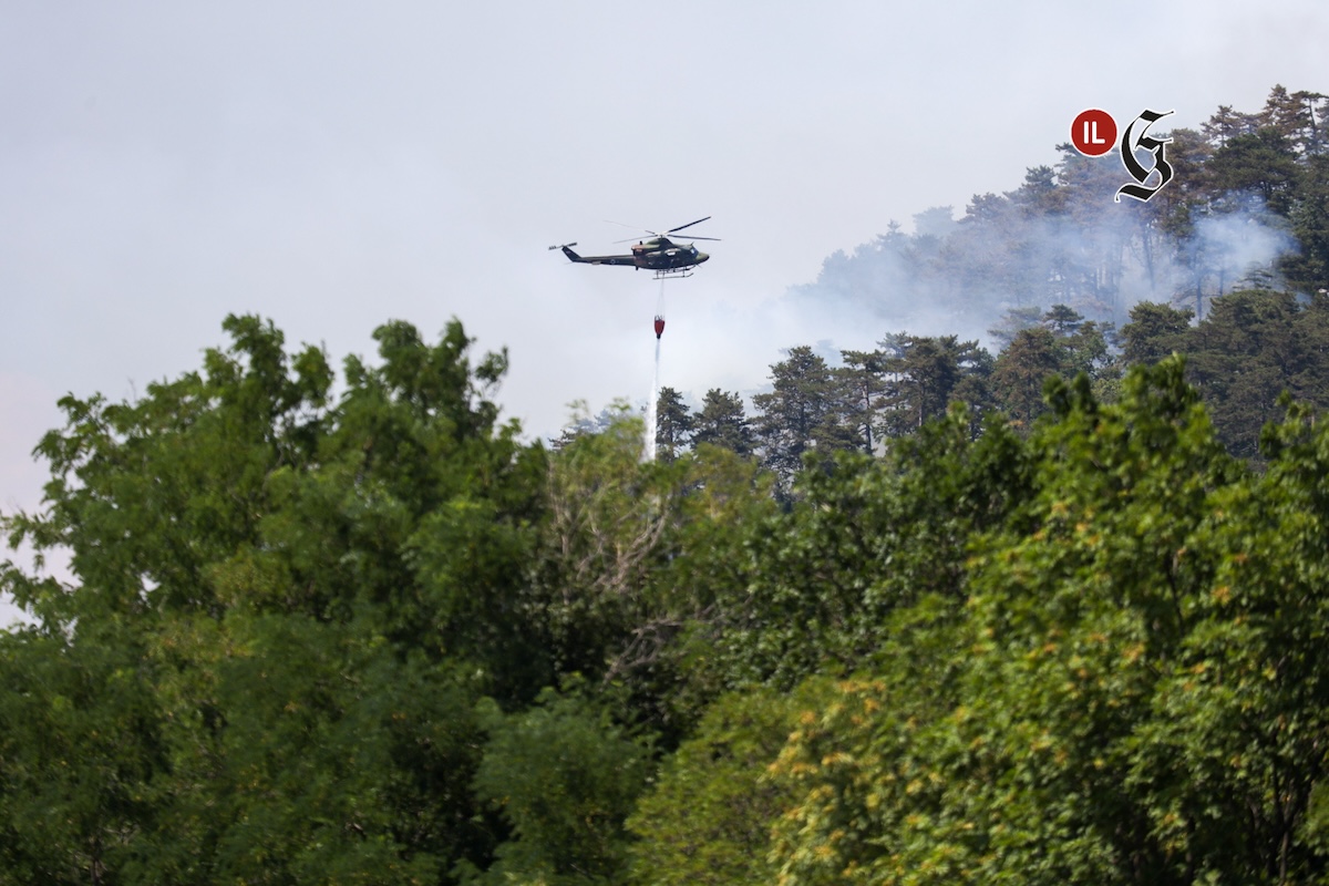 Incendio sul Carso sloveno, fuoco domato: versati 3700 metri cubi d'acqua