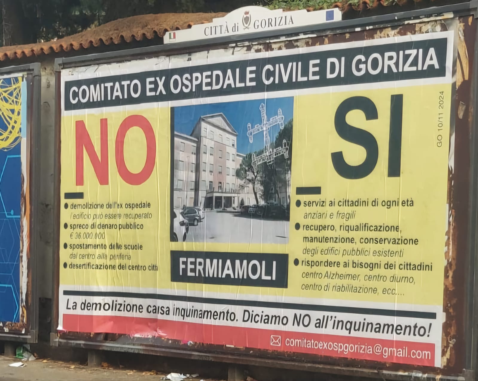 Immagine per Il Comitato ex ospedale tira dritto contro il Campus in via Vittorio Veneto