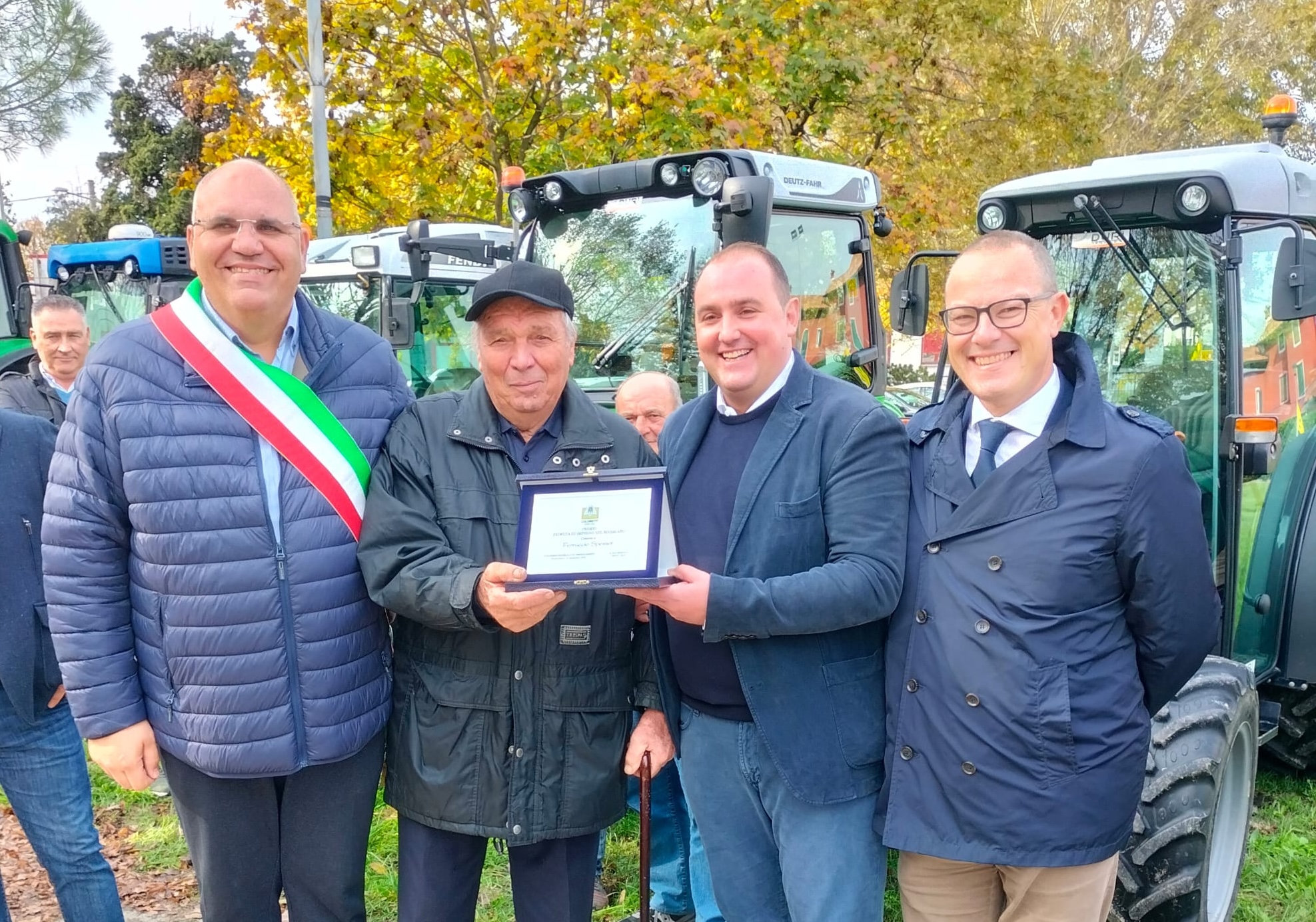 Gli agricoltori a Staranzano per il Ringraziamento, «annata difficile»