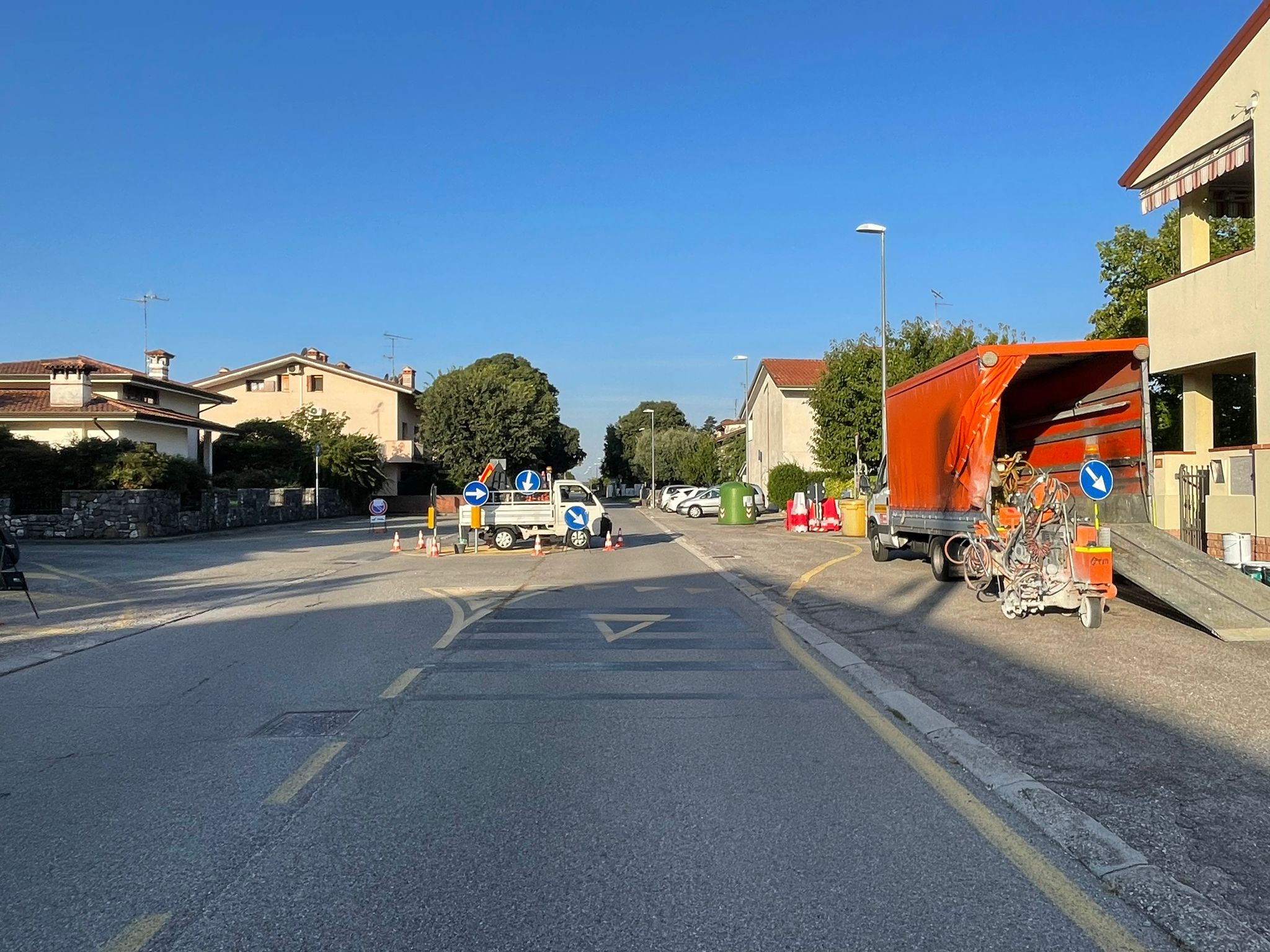 Immagine per Dobbia, addio alla rotonda sperimentale di via Vittorio Veneto