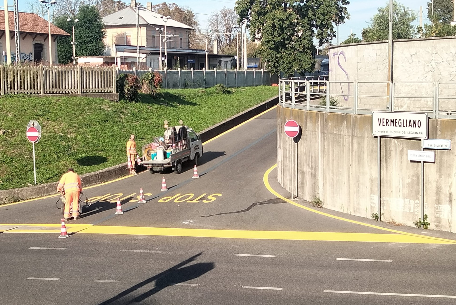 Immagine per Ronchi, via Marconi a senso unico temporaneo