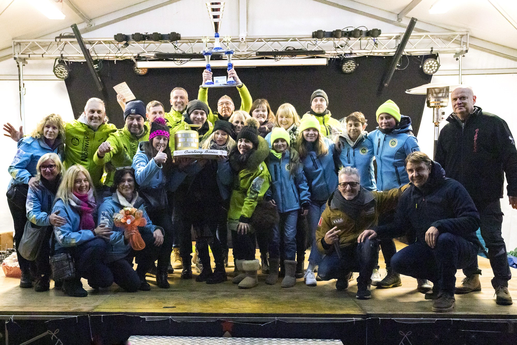 Curling Bisiàc, a trionfare sono i 'carsolini' The riva in sò