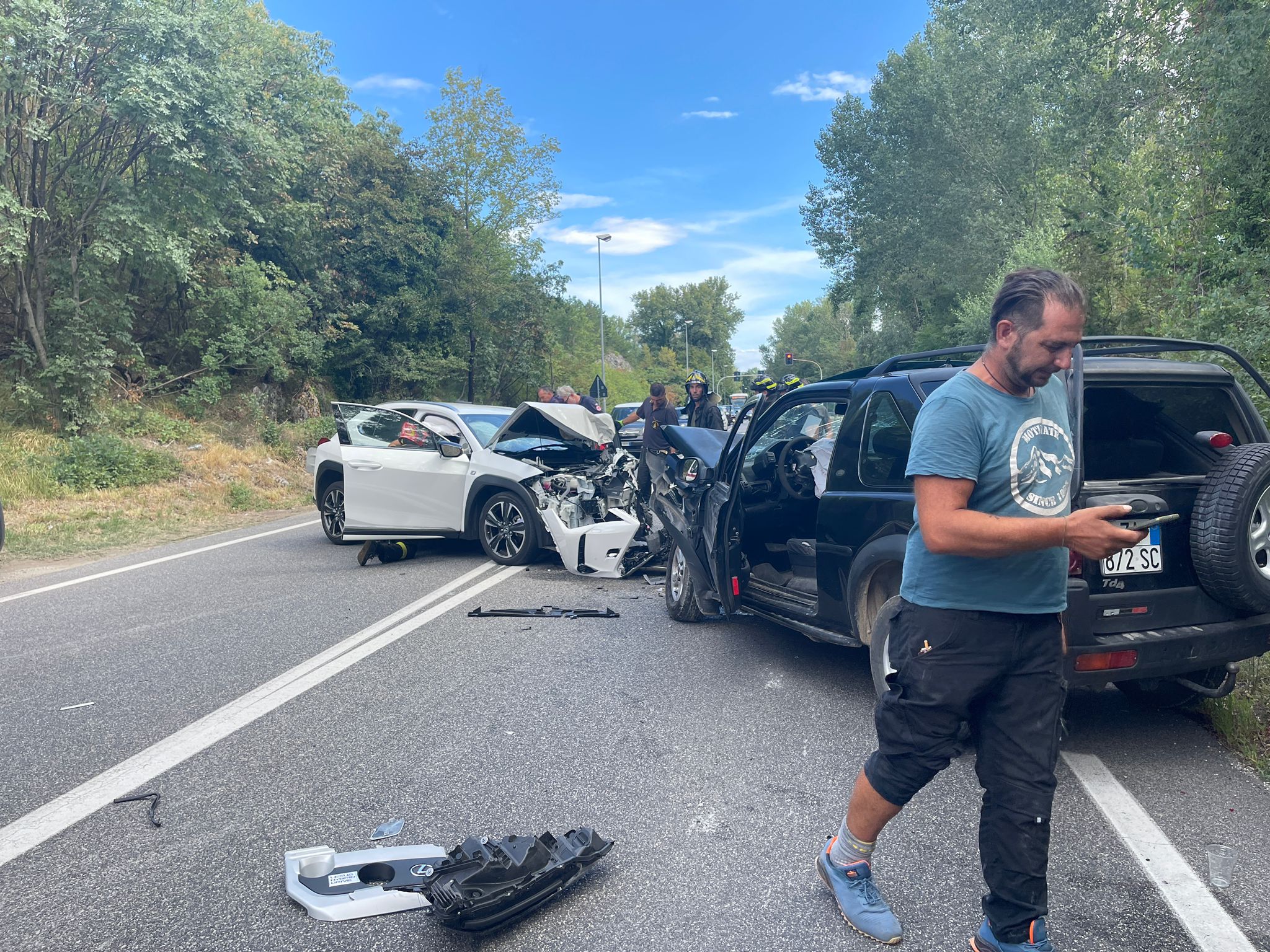 Immagine per Incidente sulla statale tra Duino e Monfalcone, traffico bloccato 