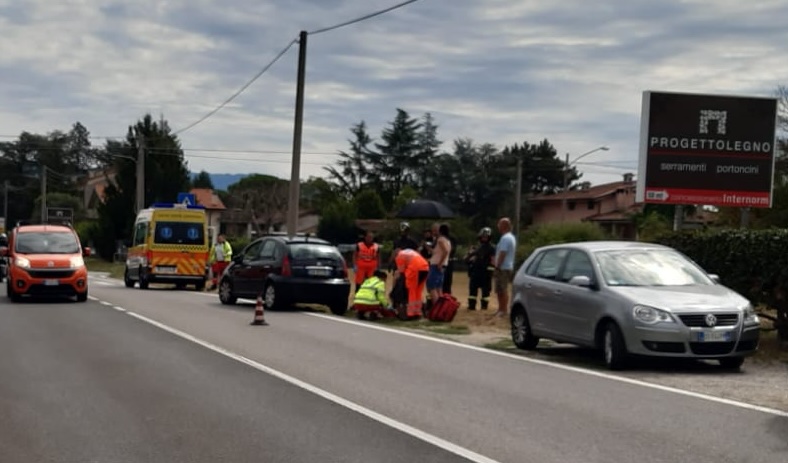 Immagine per Nuovo incidente all'incrocio tra Mossa e Lucinico, una donna in ospedale