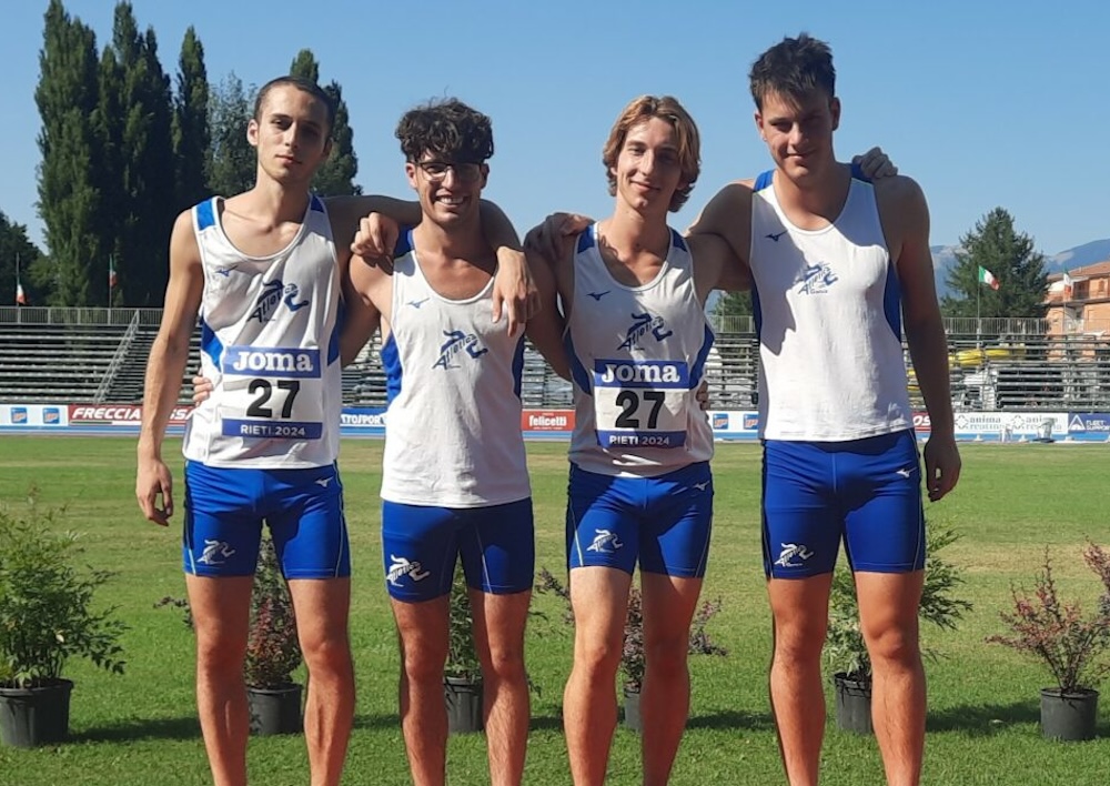 Immagine per Atletica, sfuma il sogno podio nella staffetta per i ragazzi di Gorizia a Rieti