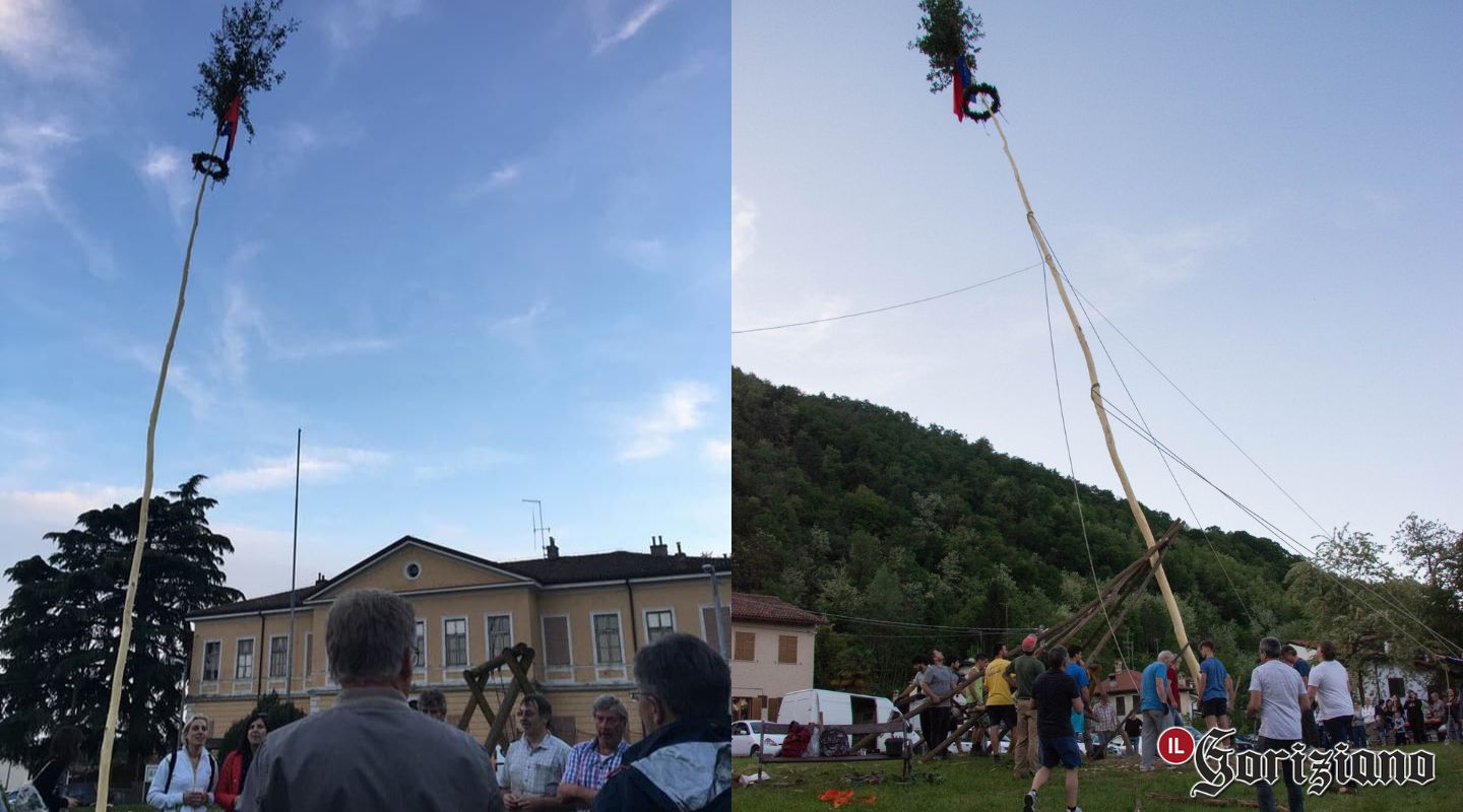 Il Mlaj a Piedimonte senza albero gigante, feste più piccole a Gorizia