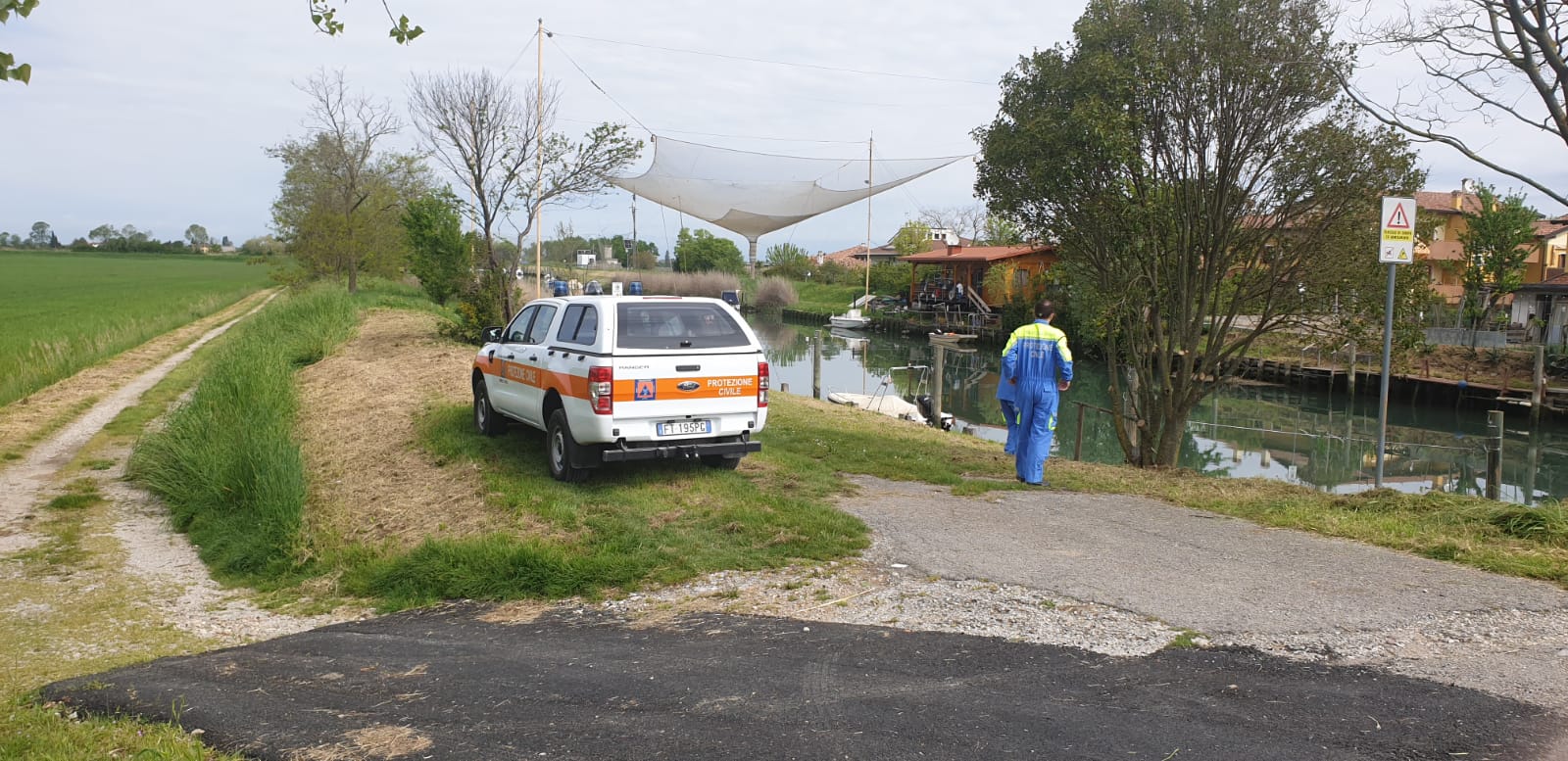 Immagine per Sversati idrocarburi nel fiume Natissa, intervento ad Aquileia