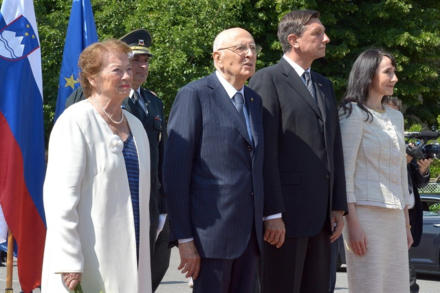 Morto l'ex presidente Napolitano, la sua visita con Pahor sul confine di Gorizia
