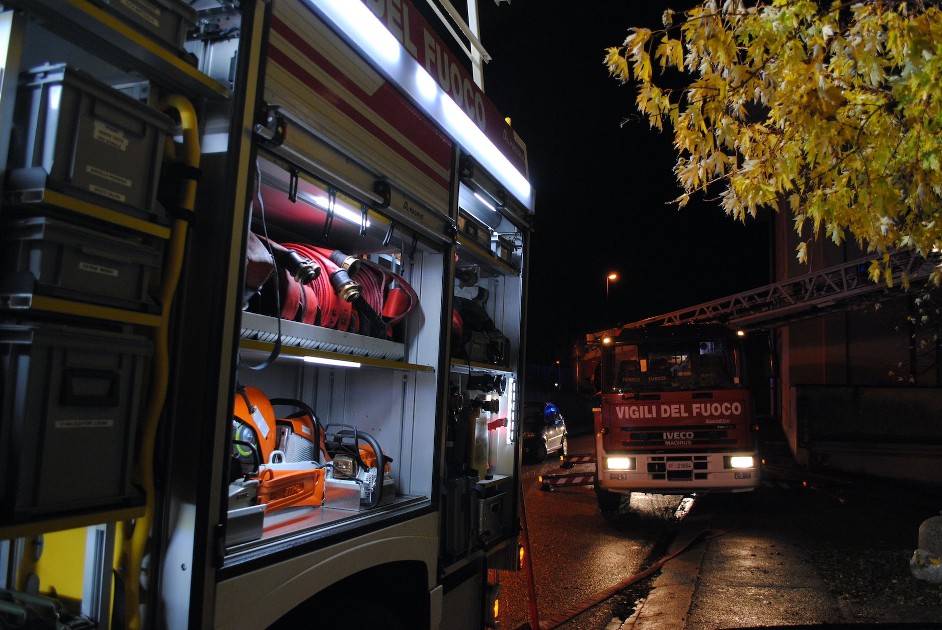 Immagine per Incendio a San Canzian, capanno degli attrezzi divorato dal fuoco