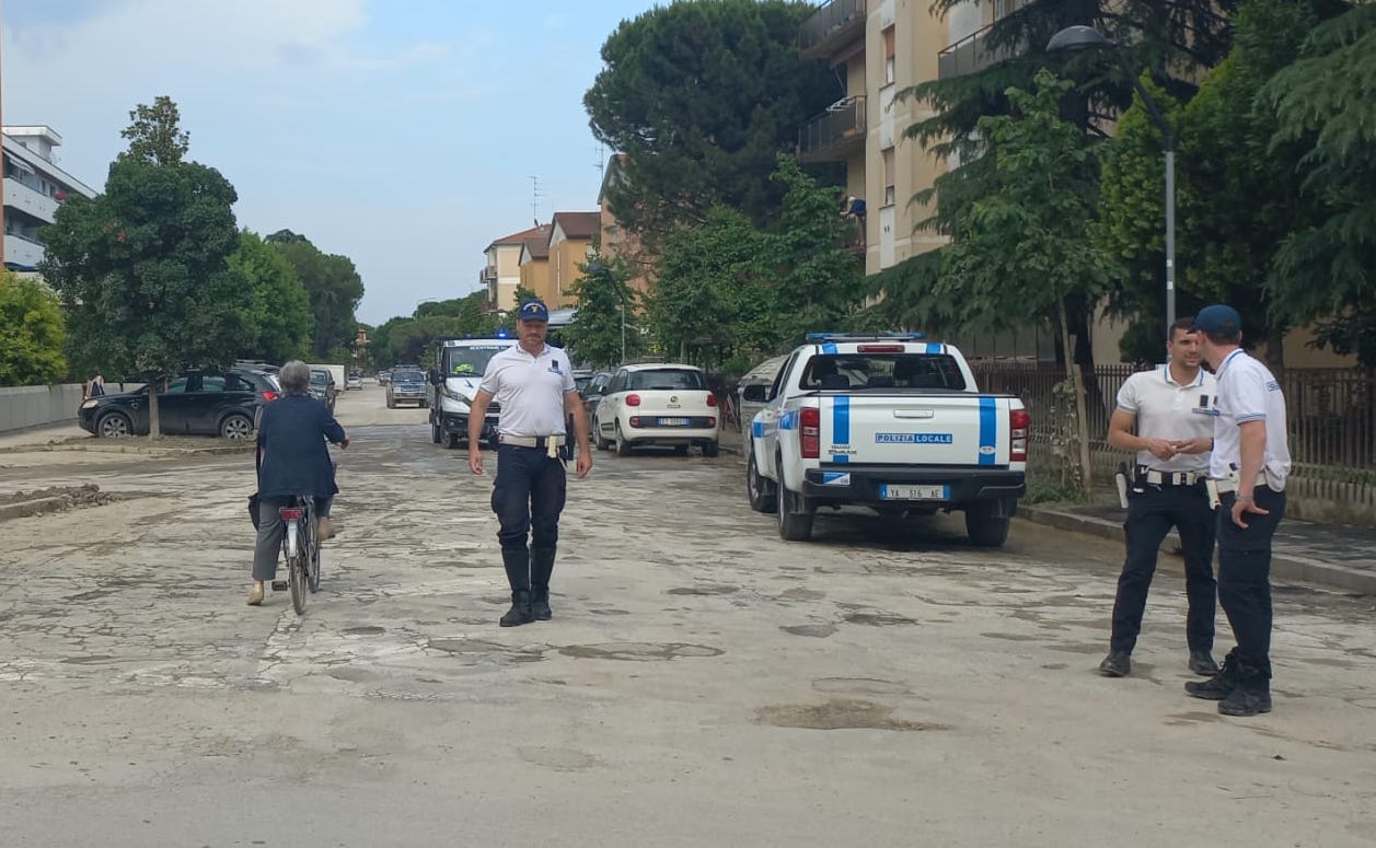 Emilia-Romagna, polizia locale di Gorizia in aiuto: partiti due agenti