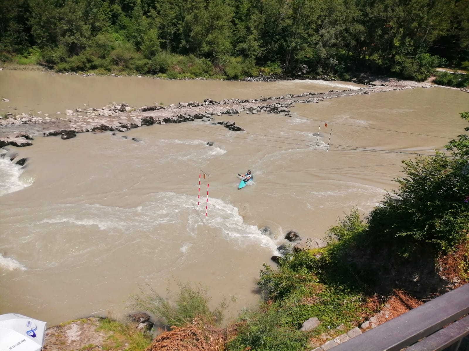 Il fiume Isonzo diventa color marrone a Gorizia, partono le analisi