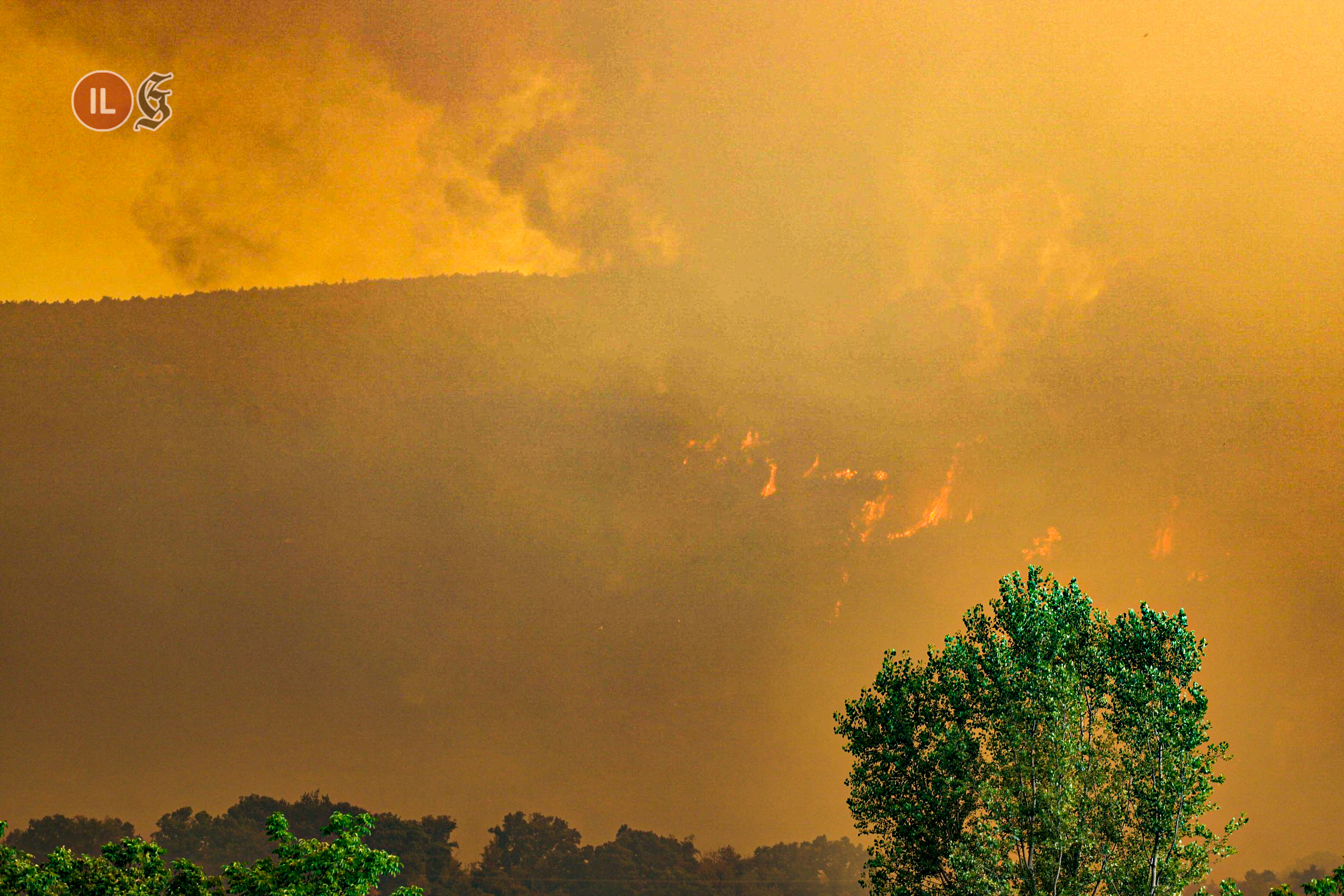 Immagine per Aerei serbi contro l'incendio, una stalla a Šempeter per gli animali