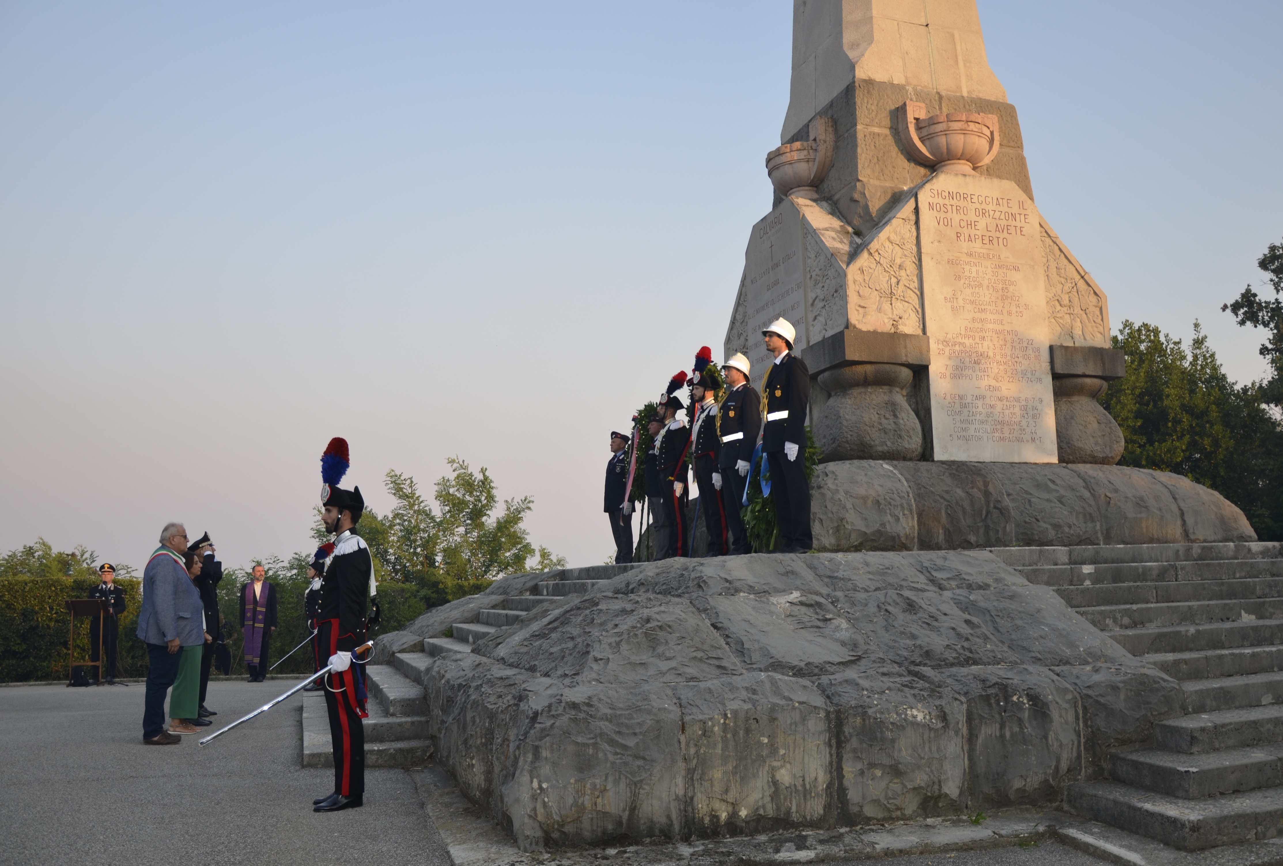 Immagine per Morirono sul Podgora, gli onori ai carabinieri caduti nel 1915