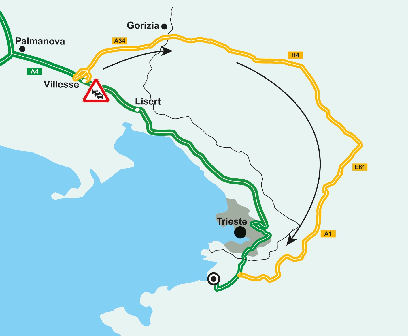 Esodo estivo in A4, cresce il traffico in Fvg: ecco le soluzioni anti-code