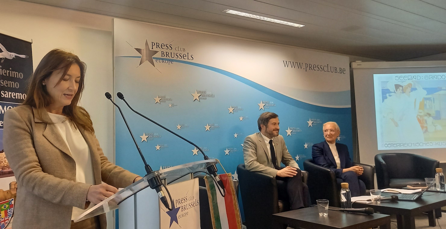 La storia di Grado raccontata a Bruxelles, Bressan al Press Club Europe 