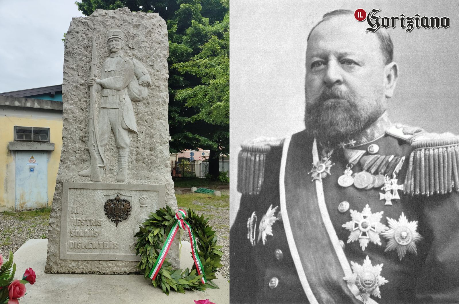 Immagine per Cervignano ricorda i caduti asburgici, a Gorizia la tomba di von Spaun