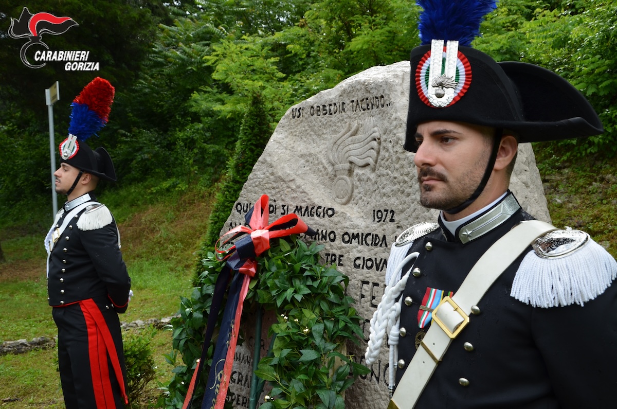 Immagine per La strage di Peteano che uccise tre carabinieri, il ricordo dell'Arma: oggi due incontri