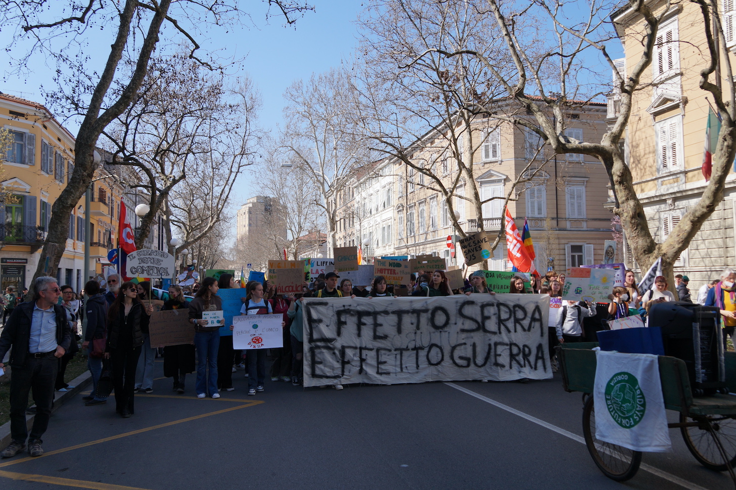 Immagine per I ragazzi tornano in sciopero per il clima, protesta in centro a Gorizia