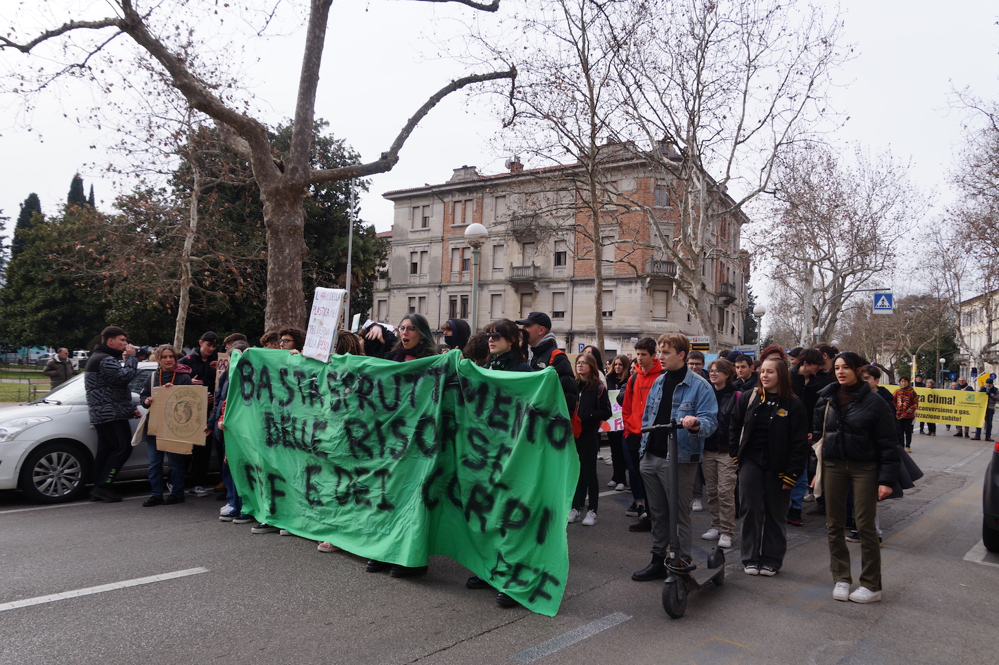 Immagine per Fridays for future, pochi ragazzi allo sciopero per il clima di Gorizia