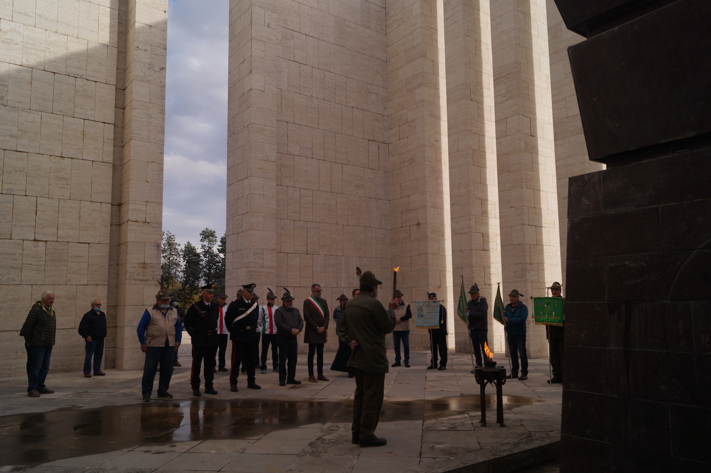 Immagine per L'Ara Pacis accoglie gli Alpini, Medea ricorda la storia e celebra i giovani