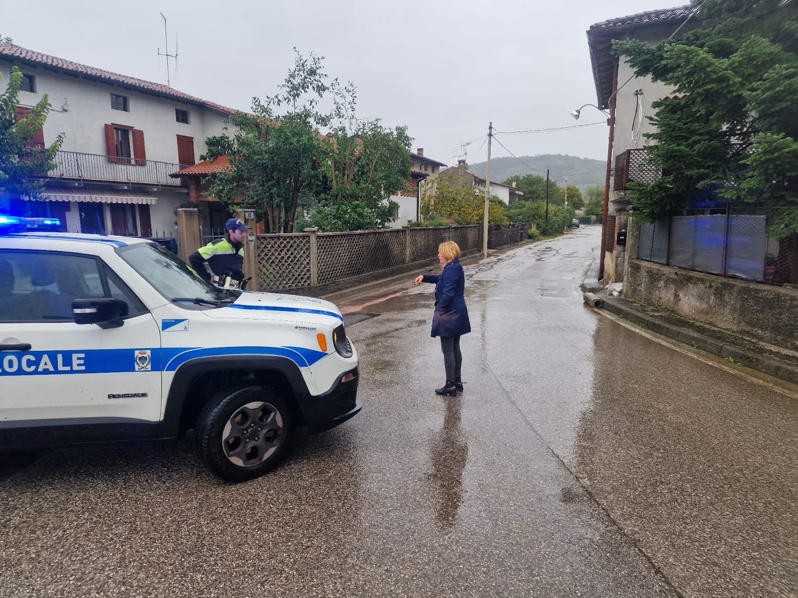 Maltempo a Gorizia: fango e acqua sulle strade a Lucinico, i punti critici dove agire