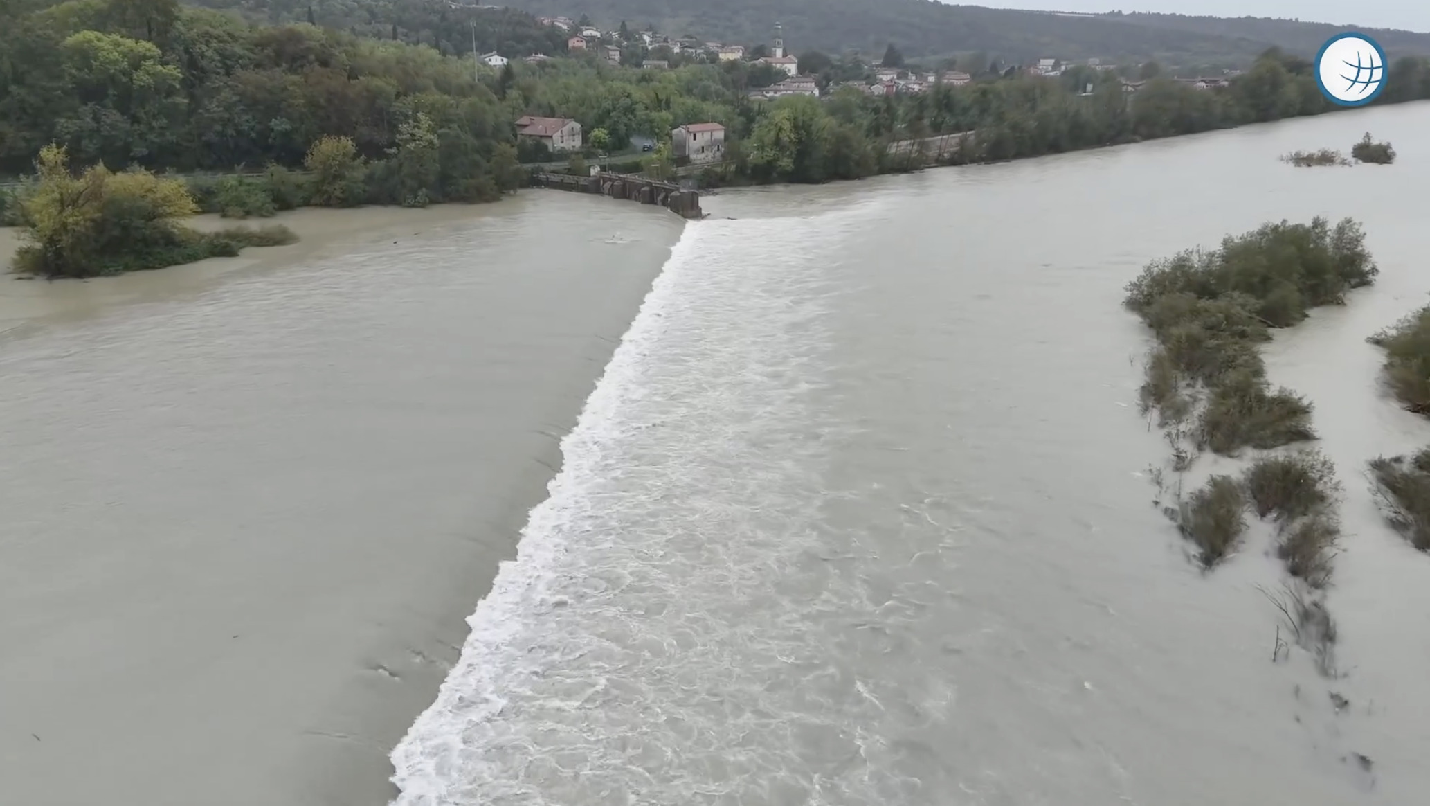 Immagine per Continua a piovere su Gorizia, occhi puntati sui livelli dei fiumi Isonzo e Vipacco