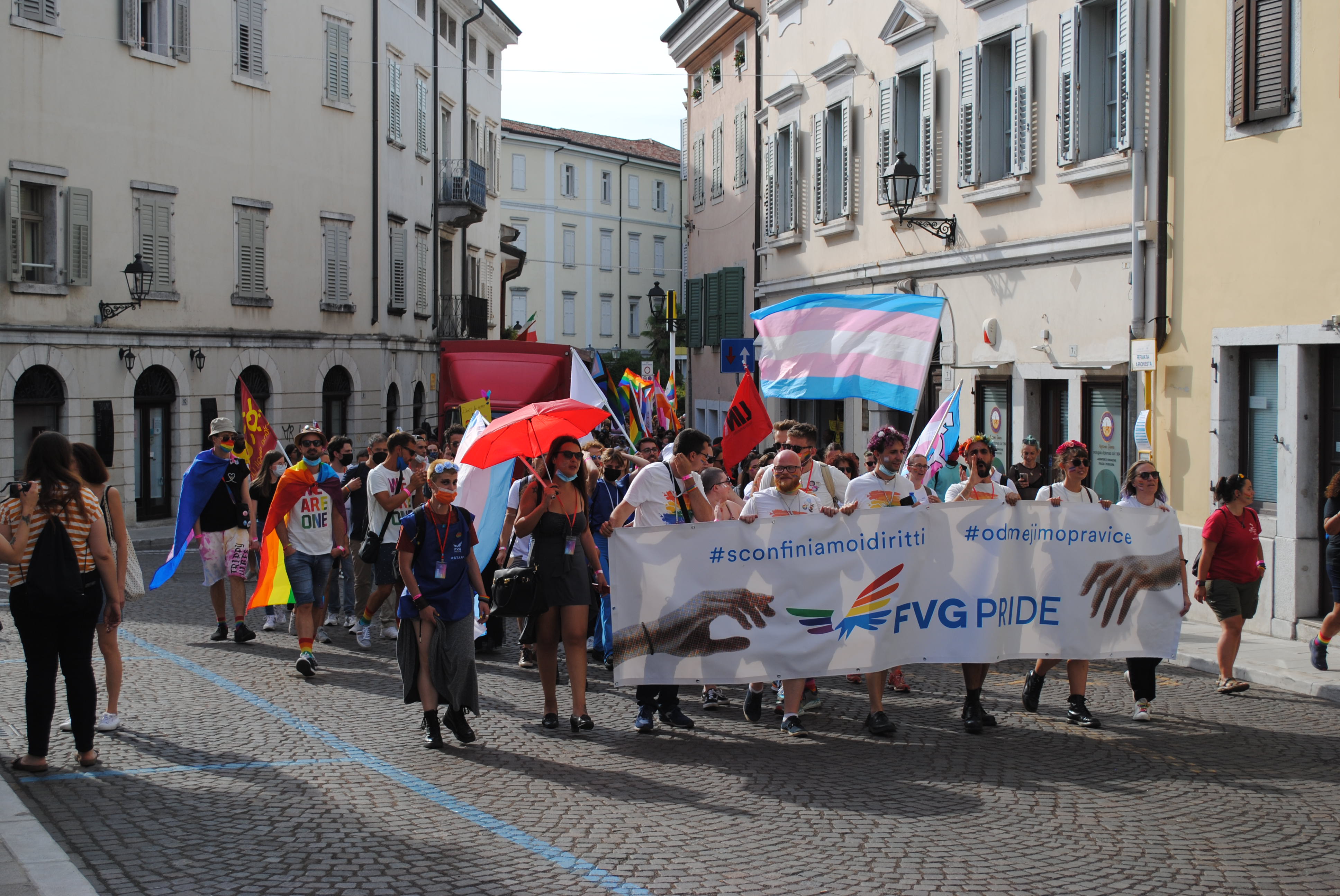 Immagine per Fvg Pride, sostegno alla sfilata da sette Comuni della provincia di Gorizia 