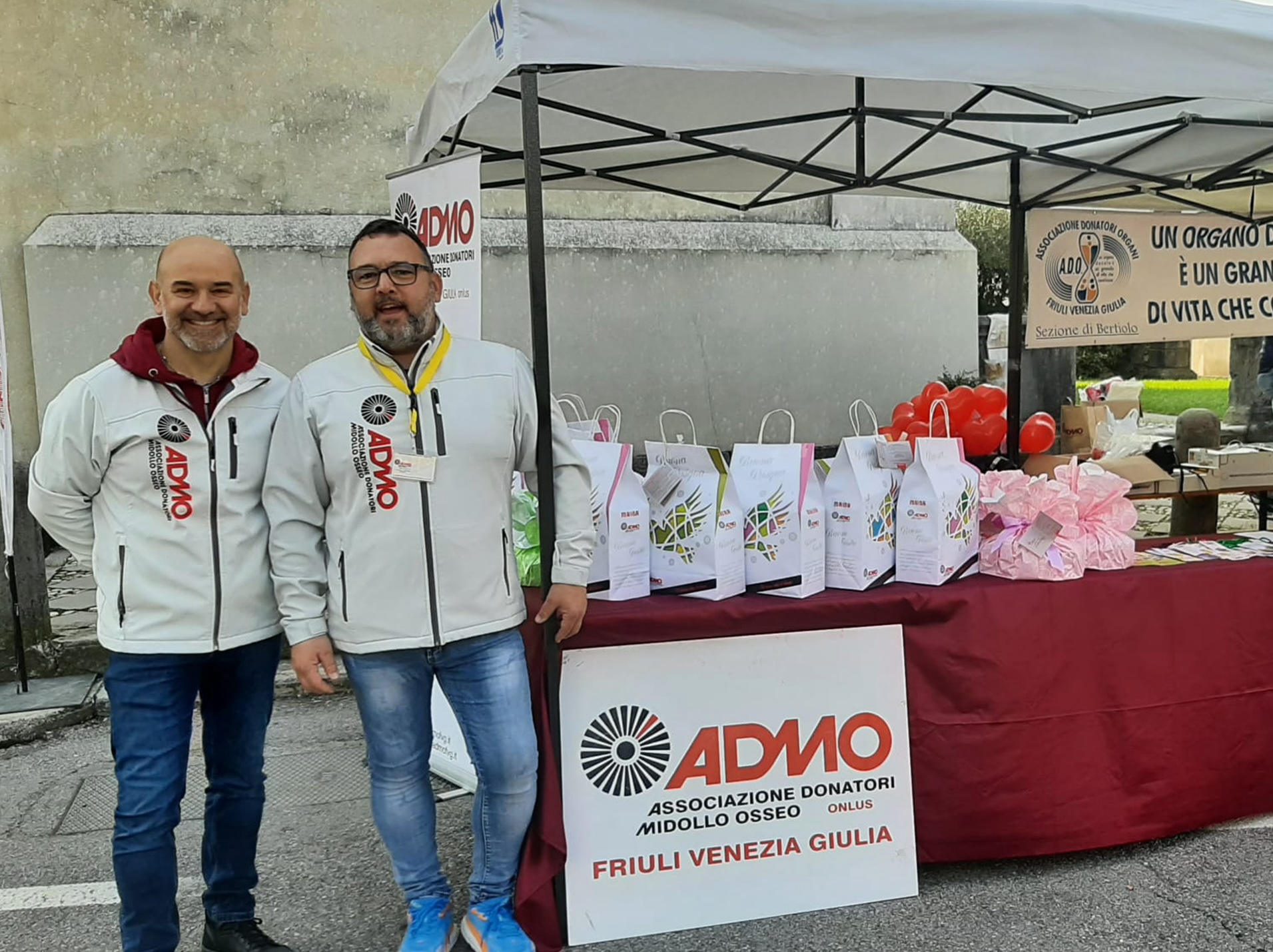 Immagine per L'Admo nelle piazze del Fvg per invitare al dono, tappa al Tiare di Villesse