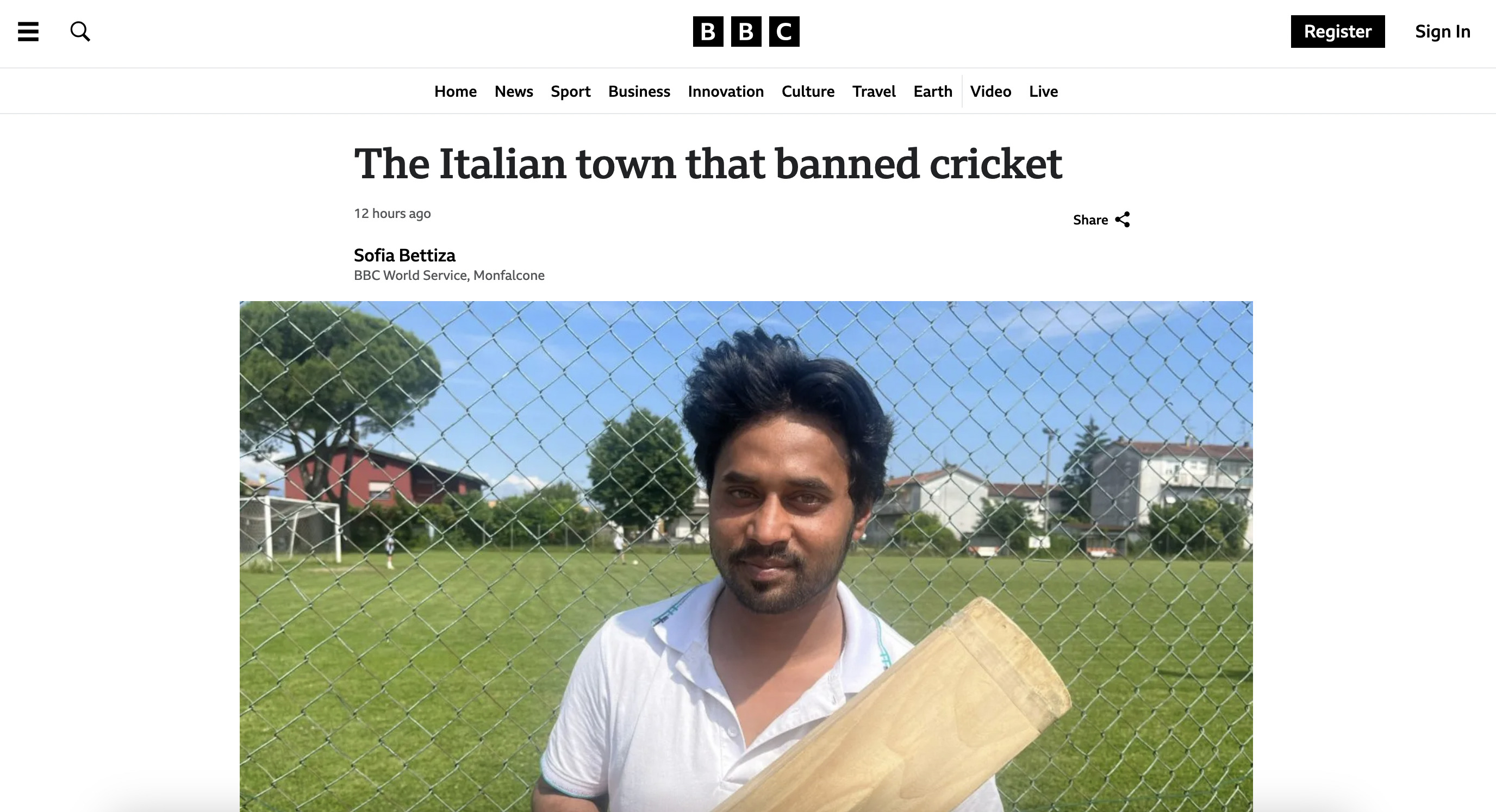 La città italiana che vieta il cricket, Monfalcone va sulla Bbc e Cisint attacca