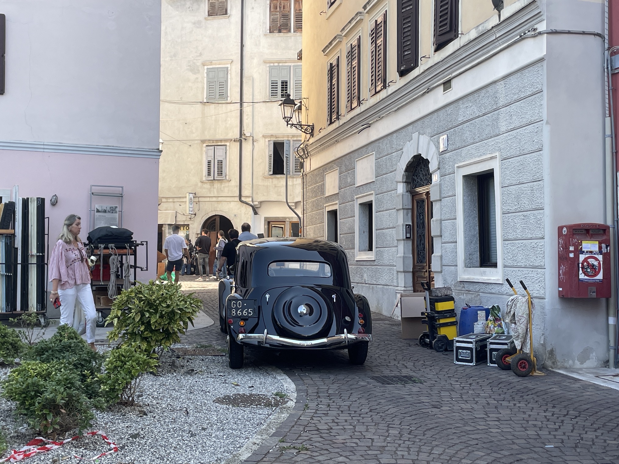 Via Rastello torna set cinematografico, troupe in centro a Gorizia